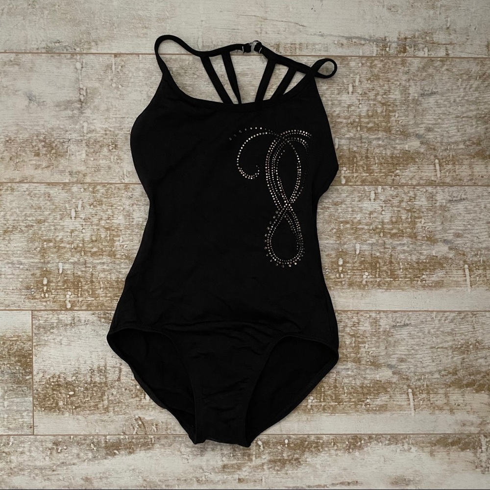 Motionwear black leotard xs